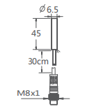 D6.5超小型接近開關(guān)引線插件式